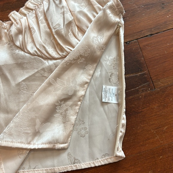 Lottie Moss By PacSun Satin Corset Flower and Butterfly Printed Camisole Medium - Picture 5 of 8